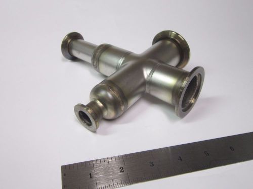 Stainless Steel Vacuum Pipe Cross Fitting 4-Way KF-40 KF-25 KF-16 Vacuum Pipe