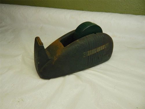 VINTAGE MID CENTURY CAST IRON TAPE DISPENSER