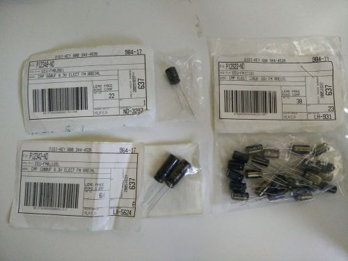 Panasonic FM 120uF 16V (P12922) 1200uF 6.3V (P12342) 560uF 6.3V Capacitors