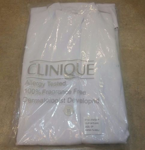 NEW NEVER USED CLINIQUE COSMETICS CONSULTANT COAT  SIZE 0P STYLE UP0472017P