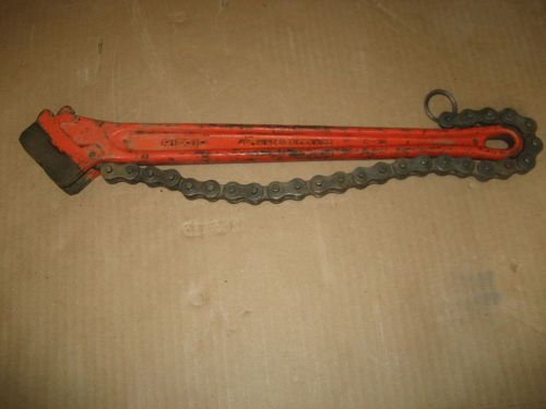 Ridgid 2-1/2&#034; Heavy-Duty C-18 Chain Wrench