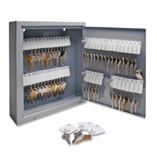 NEW 60 KEY STORAGE SAFE CABINET LOCK BOX WALL MOUNT HOLDER ORGANIZER RACK 2 DAY