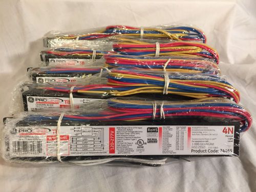 GE 74465 T8 Multi-Volt Proline Ballast GE432MV-N 4 Lamp New Lot of 5 Free Ship