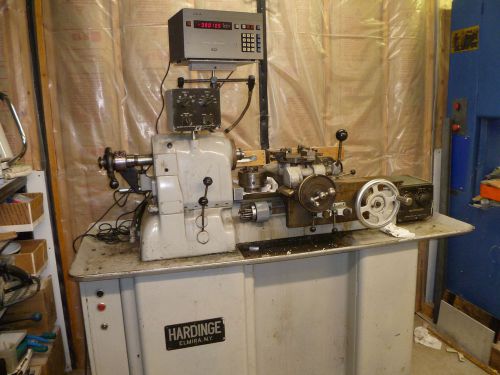 Hardinge hc chucker lathe with dro sony lm20 and digital probe z axis for sale