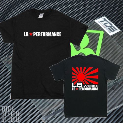 Liberty walk lb works lb performance official limited t-shirts black for sale