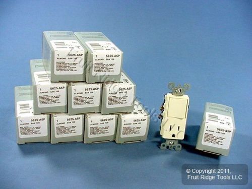 10 Leviton Almond Decora Switch &amp; Receptacles 5625-A