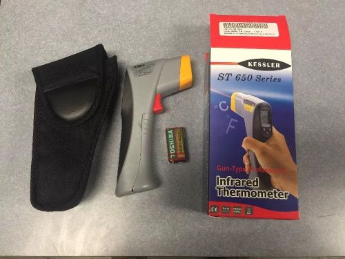 KESSLER INFRARED THERMOMETER w/ HOLSTER CASE, ST 650