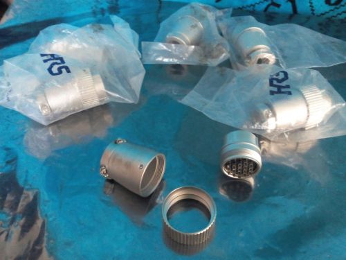 Hirose Circular Connector JR25PK-16P QTY (6) 6 PIN Keyed Male             (A1)