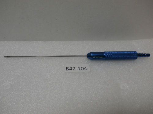 Turtle LIPOSUCTION Cannula Blue handle,23cm x 4mm  Plastic Surgery Instruments