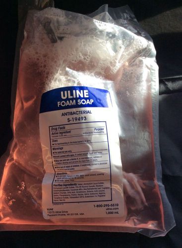 Uline foaming antibacterial soap s-19493 for use in h-3905 soap dispenser for sale