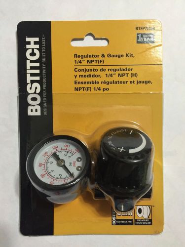 Bostitch BTFP72326 Regulator and Gauge Kit with 1/4-Inch NPT Thread - New Sealed