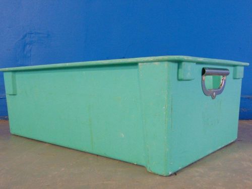 9 GN FIBERGLASS TOTE BIN 5 Air / Drain Holes in bottom 12&#034;X 22&#034;X 7.75&#034;