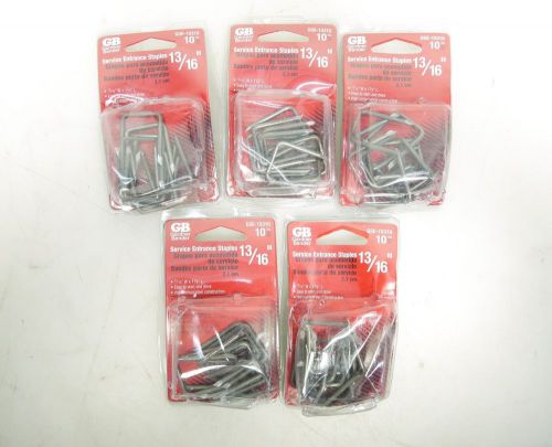 Gardner Bender 10 Service Entrance Staples 13/16&#034; x 1-3/8&#034; Set of 5