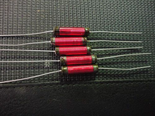 5PCS NOS J.W.MILLER 39UH 600MA. R.F. CHOKE