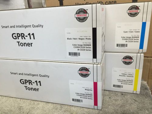 Genuine Canon GPR-11 OEM Toner 1 Full Set For 3200/3220 Series