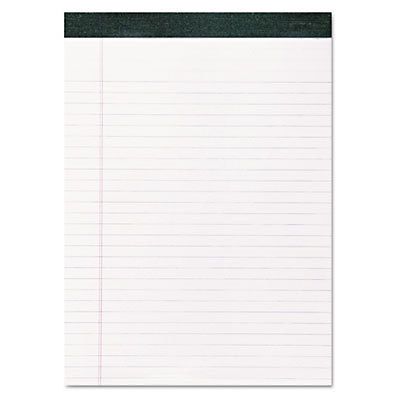 Recycled Legal Pad, 8 1/2 x 11 3/4 Pad, 8 1/2 x 11 Sheets, 40/Pad, White, Dozen