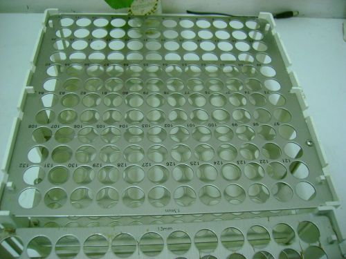 Stainless Steel Test Tube Rack Holder 144 Tubes 13 mm