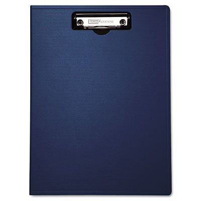 Portfolio Clipboard With Low-Profile Clip, 1/2&#034; Capacity, 8 1/2 x 11, Blue