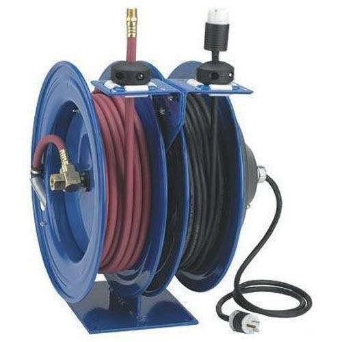 HOSE REEL Air &amp; Electric - 3/8&#034; x 50&#039; Cap - 300 PSI Cap