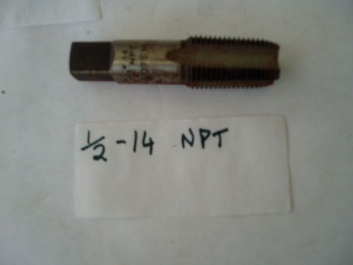 1/2&#034; - 14 NPT pipe threading tap.