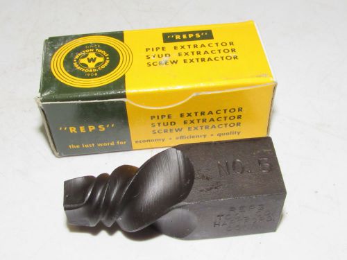 1 new WALTON #5 Pipe Stud Screw Extractor REPS No. 5 EDP 50005