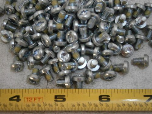 Machine Screws #8/32 x 1/4&#034; Slotted Torx Pan Head Steel w/Patch Lot of 87 #5098