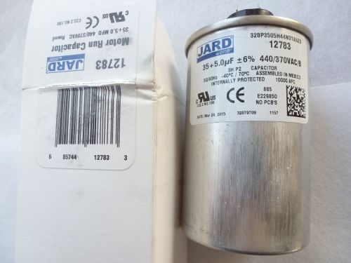 Lot of 6 JARD Round Dual Run Capacitor 35+5 uf MFD 440 Volt VAC 12783