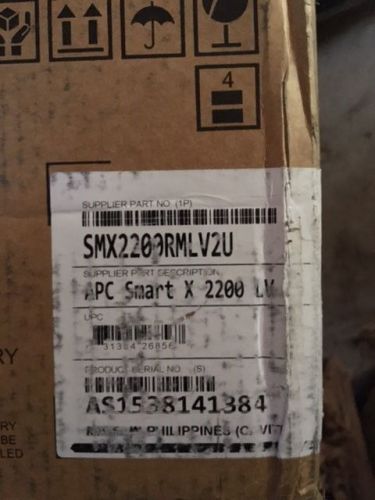 APC SMX2200RMLV2U  brand new open box