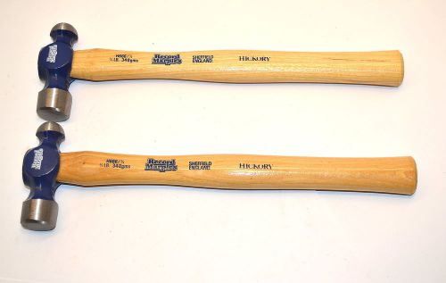 2 NOS Premium Quality RECORD MARPLES British Made H666 3/4 LB BALL PEIN HAMMERS