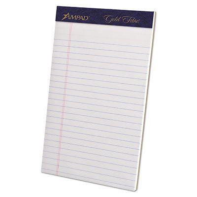 Gold fibre writing pads, jr. legal rule, 5 x 8, white, 50 sheets, 4/pack for sale