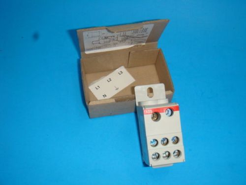 1 NEW, ENTRELEC, ABB, 0356204 11, DISTRIBUTION BLOCK BRU 125 A, NEW IN BOX