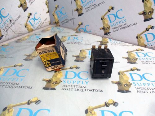 SQUARE D QOB320 240 VAC 20 A 3 POLE CIRCUIT BREAKER NIB