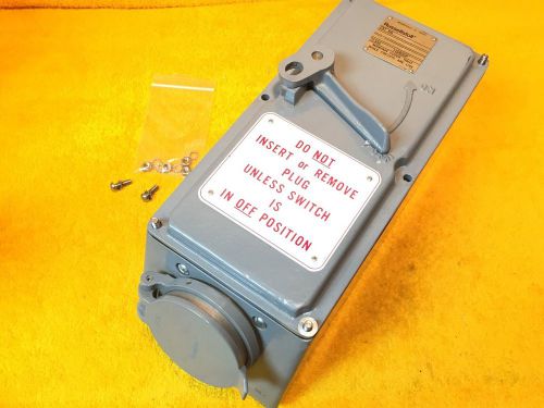 *NEW* THOMAS &amp; BETTS RUSSELLSTOLL CFCSRA13-16 60 AMP RECEPTACLE INTERLOCK SWITCH