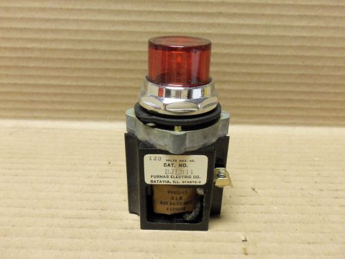 FURNAS RED INDICATOR LIGHT, BJLD11, 120VAC