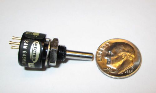 SPECTROL MODEL 140  1K OHM SUB-MINI 2W 1/2&#034; OD WW *HI-TORQUE* POTENTIOMETER  NOS