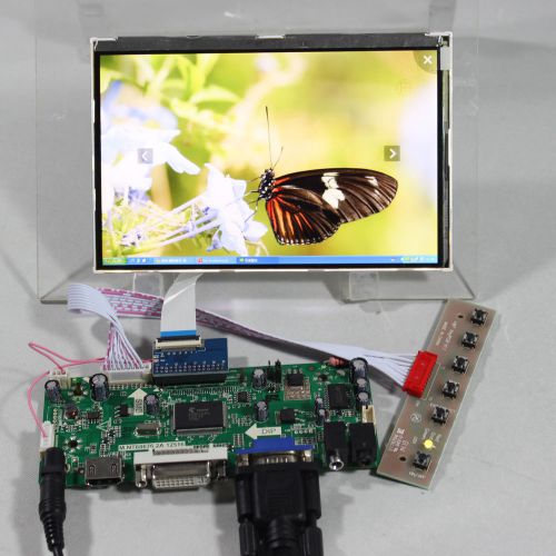 HDM DVI VGA driver board 7inch HSD070PWW1 C IPS lcd panel work for rasberry Pi