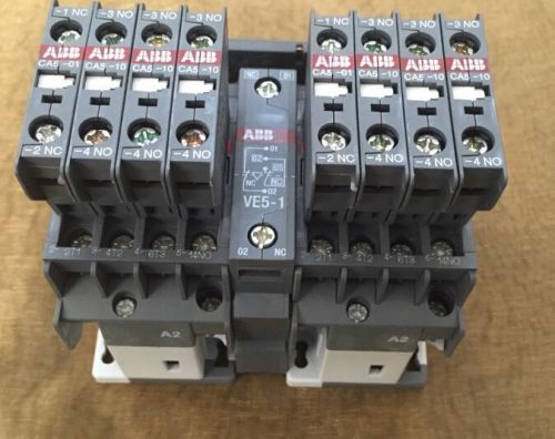 ABB A9-30-10  VE5-1  CA5-01  CAF-10  REVERSING CONTACTOR - ALL NEW