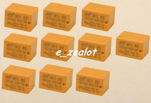 10PCS 5V Relay HK4100F-DC5V-SHG 3A 250VAC 30VDC HUIKE Perfect