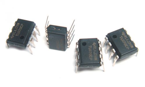 TEXAS INSTRUMENTS TL070 J-FET Audio Op Amps  x  4pcs. !