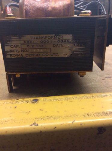 Fanuc/ Kowa Denso Co. Transformer, A80L-0001-0342-03, Used