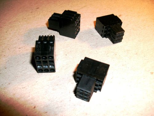 Lot of 5 ea &#039;NEW&#039; Weidmuller Terminal Block Plug  1727640000 B2L 3.5/6 SN SW