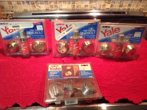 4 Yale Deadbolt High Security Locks