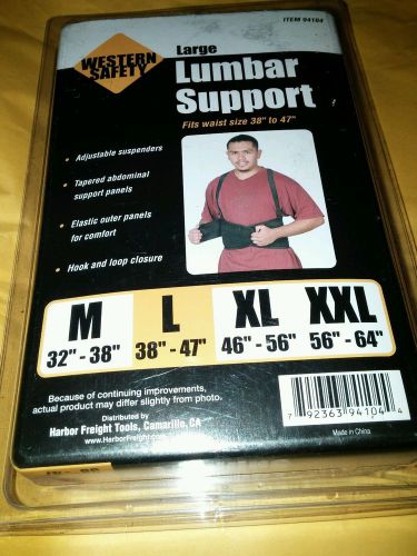 LARGE LUMBAR SUPPORT BELT