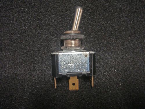 Carling toggle switch on/off 10a-250 vac 3/4hp one position for sale