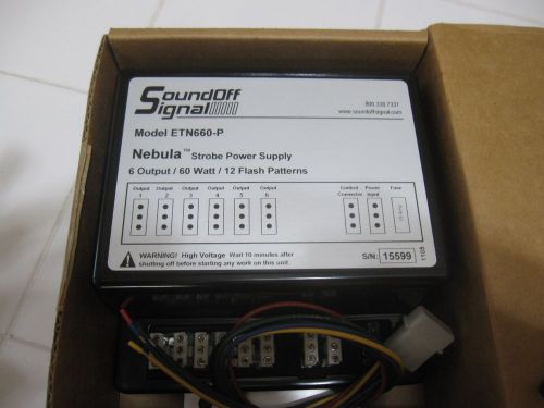 BRAND NEW SOUND OFF SIGNAL NEBULA STROBE POWER SUPPLY SN15599