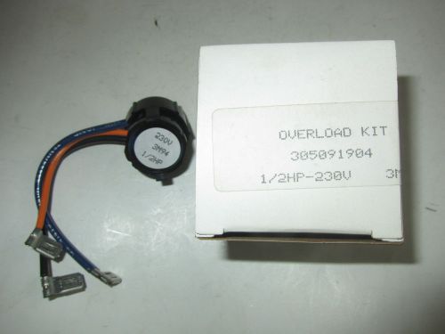 Franklin Electric 305091904 545-0-0338 1/2Hp 230V Overload Kit, New