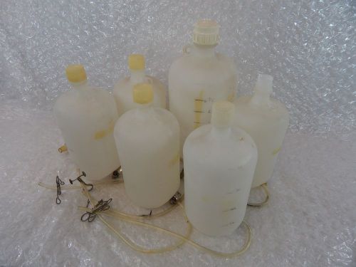 LOT OF 6 NALGENE  ROUND LAB CARBOY BOTTLES QTY-6