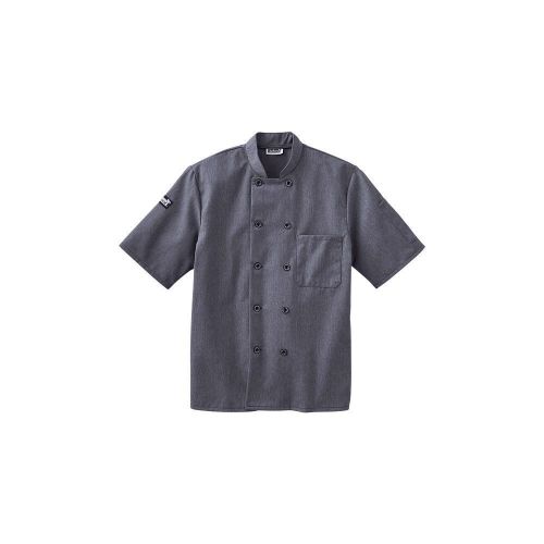 Chefwear 4455-90 MED Medium Heather Grey Three-Star Chef Jacket