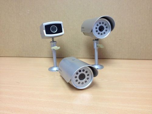 Lot of 3 Samsung Video Cameras SOC-N120 and SOC-C120 AS-IS