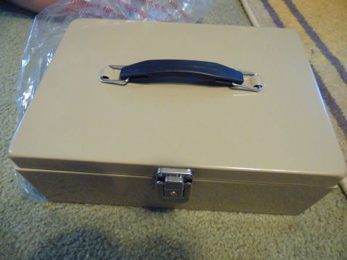 PM Company Lock n Latch Steel  Petty Cash Money Box